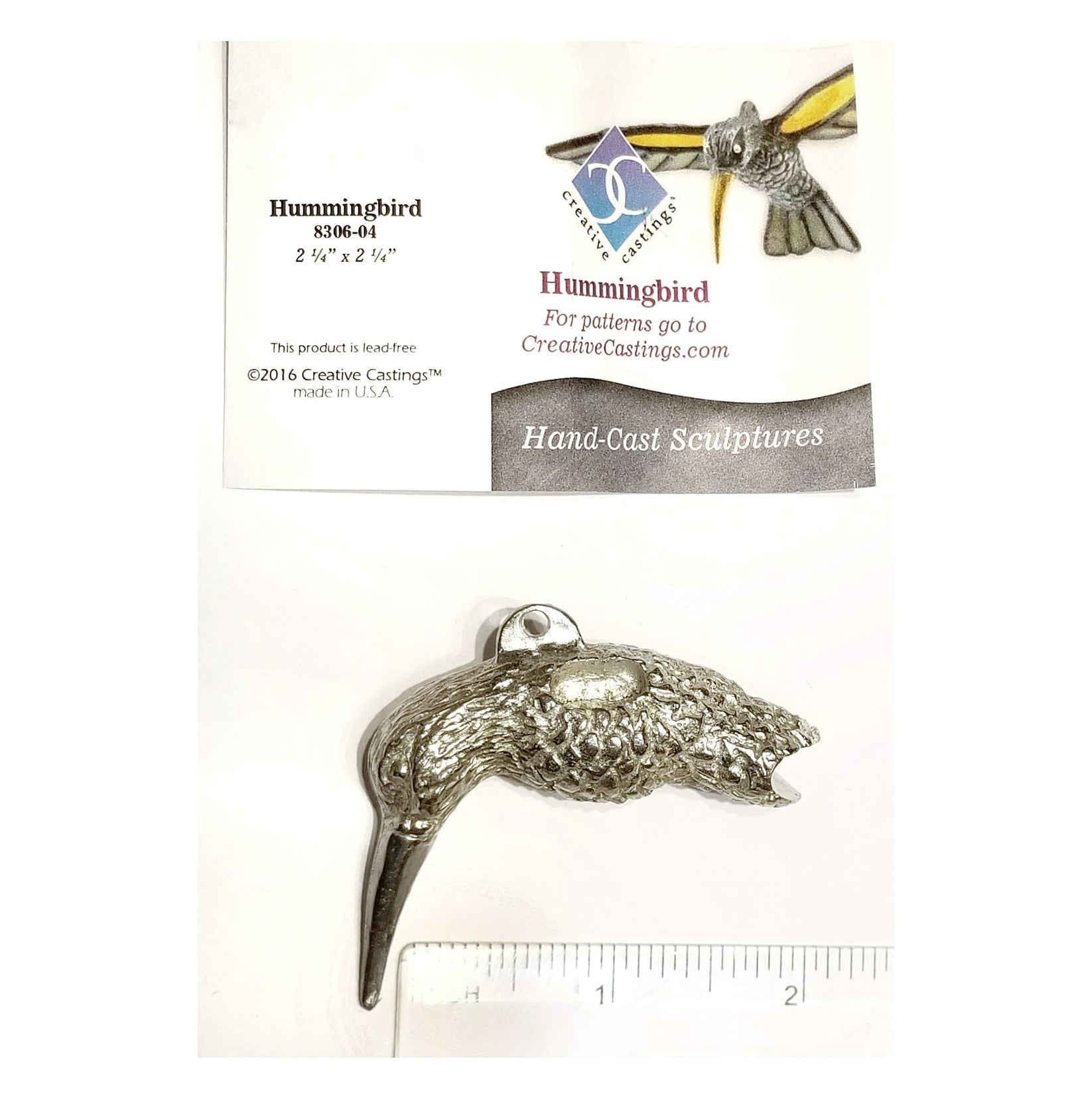 Hummingbird Figurine. Stained Glass Foil Project. Patterns & Steel Woo ...